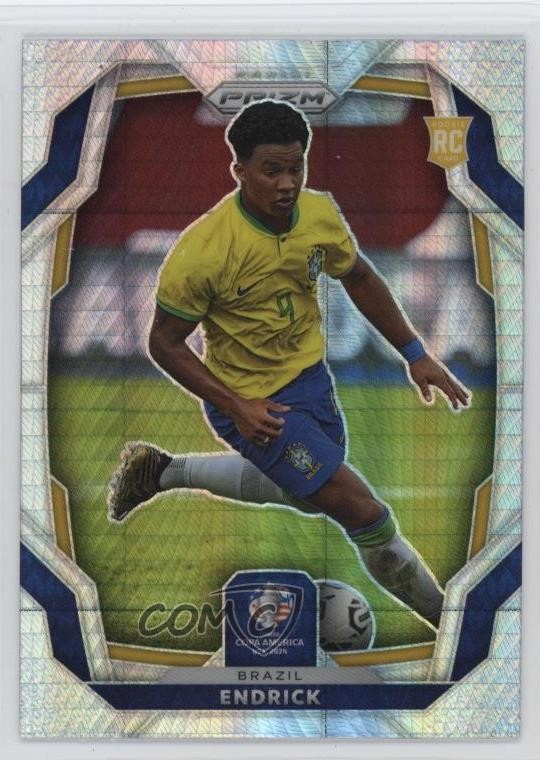 2024 Panini Prizm CONMEBOL Copa America Hyper Prizm Endrick #24 1d59
