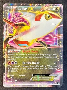 Latias ex 85/116 Black & White Plasma Freeze Pokemon Card Ultra Rare - Nm/Vlp