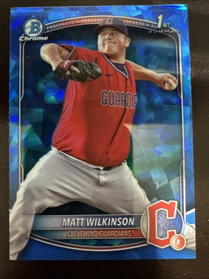 #ad 2024 Bowman Chrome Sapphire Matt Wilkinson BCP 145 Mint $2.99