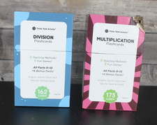 Think Tank Scholar Division Multiplication Flashcards 0-12 Math Game Homeschool
