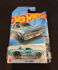 Hot Wheels Rod Squad 1968 Chevrolet '68 El Camino 1:64 Diecast Blue Unopened