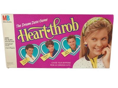 Heart Throb The Dream Date Board Game 1988 MB Komplett Milton Bradley Dating