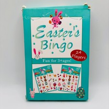 Easter Bingo Game 24 Players Kids Family Party Fun Holiday Activity Ages 3 