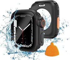 2 in 1 Waterproof Case Compatible for Apple Watch 44mm SE3/SE2/SE Series 6/5/4 S