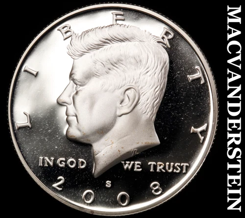 2008-S Kennedy Half Dollar- Silver- Choice Gem Proof Luster No Reserve #i9248