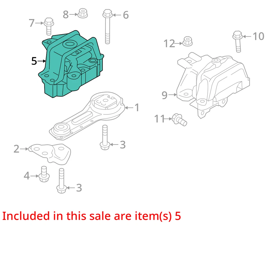 Se adapta a 16-20 MITSUBISHI OUTLANDER 2.4 Motor Transmisión LH y RH Juego de 2 Montaje Foto 4 de 4