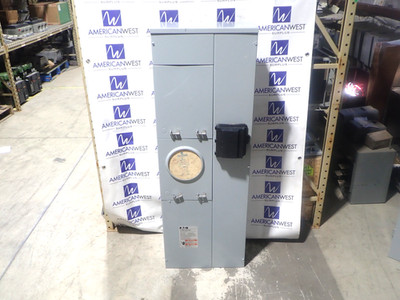 Eaton 37MM140R1240 400 Amp 120/240 Volt 3 Phase Meter Socket With KD3400F