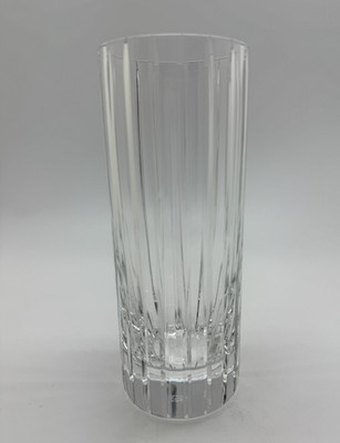 BACCARAT 8  Harmonie Lead Crystal Vase ~ Excellent Crystal Classic Fluted Cut
