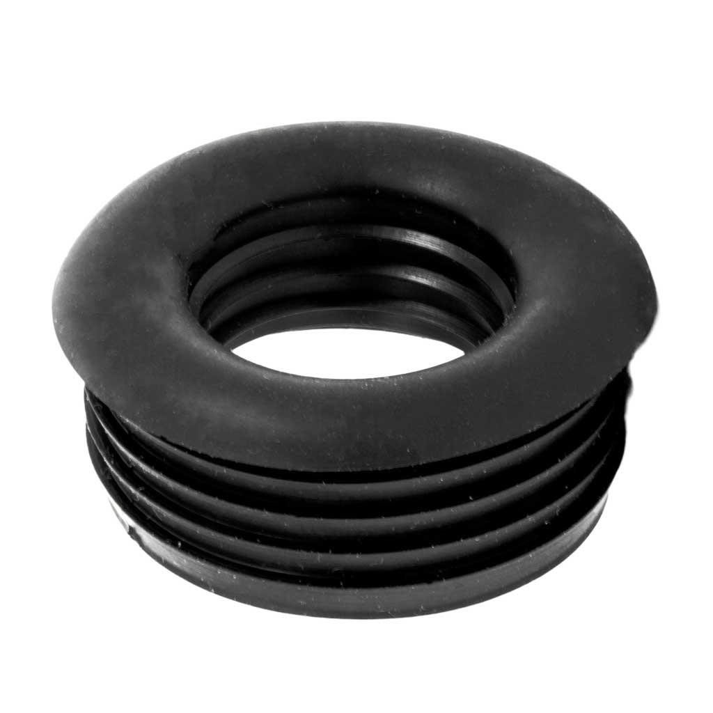 50x32mm Waste Pipe Reducer Drain Boss Adaptor Rubber Black Pushfit Bush - Image 2