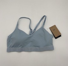 Nike Women's Indy Light Support Padded Sports Bra Size L Blue FD1062-440 