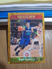 2017-18 Panini NBA Hoops Marco Belinelli Basketball Card #80 SP /75 Yellow Hawks