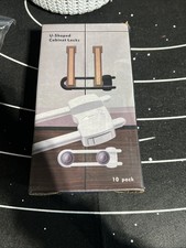 Child Safety Cabinet Locks 10 Pack Baby Proofing Latches No Drill