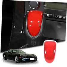 Compatible with Corvette C6 2005-2013 Gear Shift Knob Cover Trim, ABS Gear Red