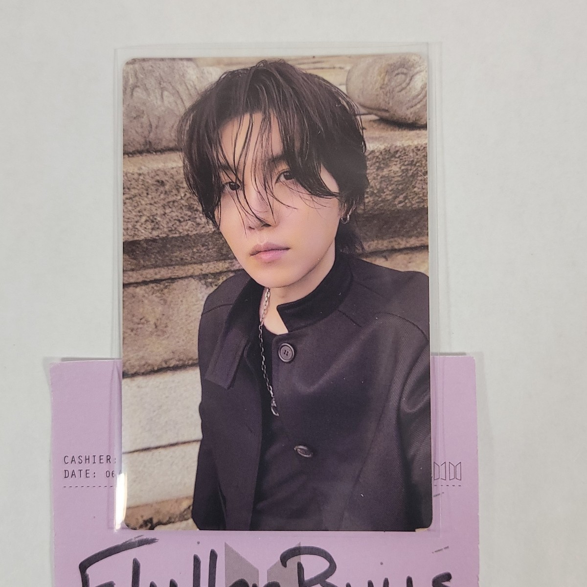 Official BTS ARIRANG SUGA YOONGI Rooted In Korea Version Photocard