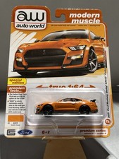 Auto World 2021 Ford Mustang Shelby GT-500 Carbon Fiber Track Pack, Modern Muscl