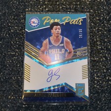 2021-22 Panini Donruss Elite Jaden Springer Pen Pals Auto Autograph /35 76ers RC