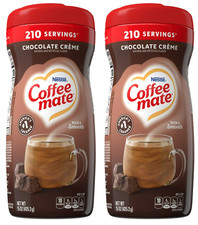 Pack of 2 Coffee mate Chocolate Cr me Powder Coffee Creamer, 15 oz