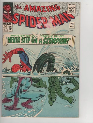 Amazing Spider-Man #29 GD- to GD Steve Ditko Stan Lee Scorpion J Jonah Jameson