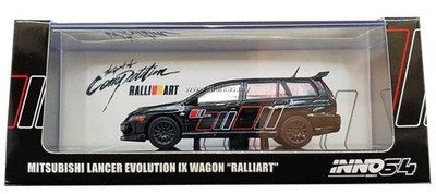 Innomodel INNO64 1/64 Mitsubishi Lancer Evolution IX Wagon RALLI ART Black