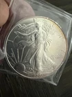 2002 AMERICAN SILVER EAGLE 1 TROY OZ .999 FINE SILVER