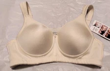Jodee Soft And Smooth Bra NEW 34AA LIGHT BEIGE-STYLE 810 WIRELESS