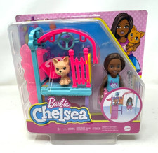 Barbie Chelsea Swing Set Playset with Doll  Pet Puppy Mattel