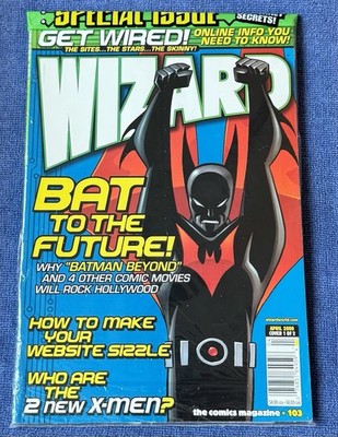 Wizard Comics Magazine #103 Batman Beyond Nice!