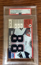 TOM BRADY Foxboro FIRST GAME DEBUT TICKET PSA, 2000 New England PATRIOTS ROOKIE