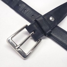 Shinola Detroit Leather Belt 38 Dress Black USA Made