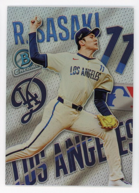2026 Bowman Chrome #P-19 Roki Sasaki Patchwork SP Case Hit Dodgers SSP