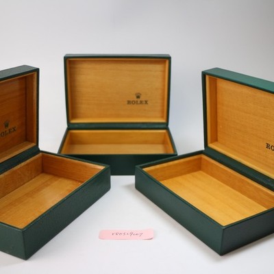 Rolex Uhrenbox Gehäuse 3 Sets 68.00.55/71 Grün Herren Original r80529007
