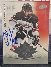 2021 Upper Deck Team Canada Julia Gosling Autograph 🇨🇦🇨🇦 Toronto Sceptres 