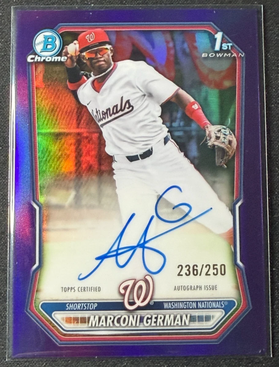 Bowman Washington Nationals Baseball Sports Trading Cards for sale