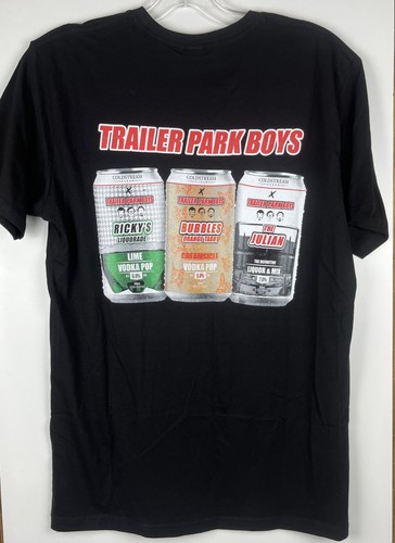 Trailer Park Boys/ Coldsteam Clear Trailer Park Pack Event Large T-Shirt Black - Afbeelding 4 van 12