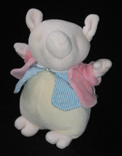 Eden Toys Plush Pigling Bland Beatrix Potter Pig Jacket Baby Lovey Vintage 9"