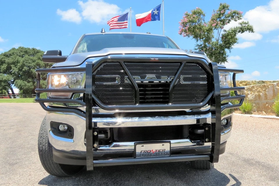 For Ram 1500 2011-2018 Frontier Truck Gear 200-40-9004 Black Grille Guard - Image 2 of 4