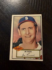 1952 TOPPS BASEBALL CARD #51 JIM RUSSELL RB EX+/EXMT!!!!!!!!!