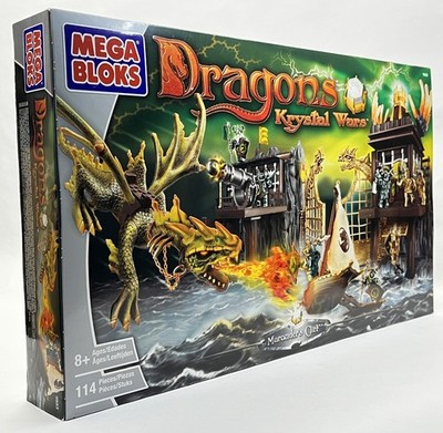 Mega Bloks Dragons Krystal Wars Marauder's Cliff 9885 114 Teile EOL - NEU/ OVP