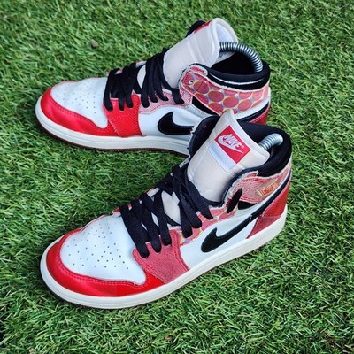 NIKE AIR JORDAN 1 HIGH spider Man Gs - Kids Shoes - SIZE 3Y