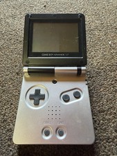 Game Boy Advance SP Silver Console - Tested - No Charger