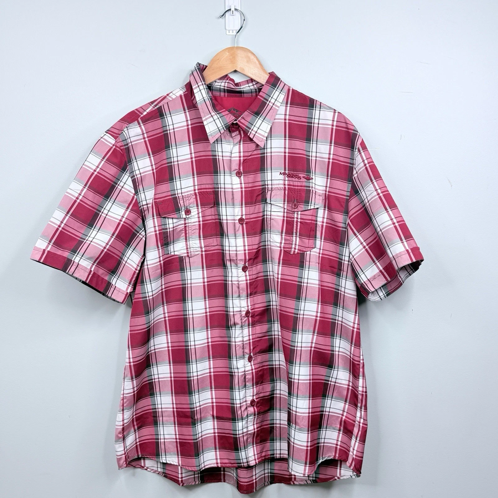 Mountain Designs Red Plaid Hiking Shirt Size XXL Quick Dry Camping Outdoors
Opens in a new window or