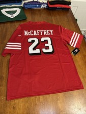 Christian McCaffrey San Francisco 49ers Red Alternate Men’s L Jersey