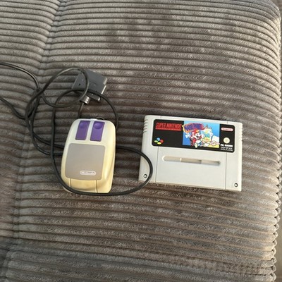 Nintendo Super NES Maus Mouse  SNES-mit Spiel Mario Paint
