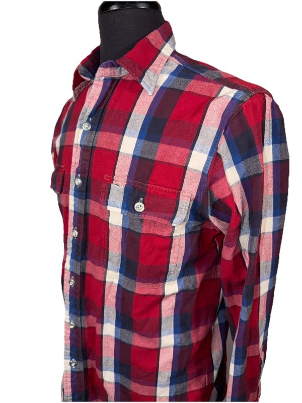 CURRENT POLO RALPH LAUREN NAVAL RESERVE FLANNEL SHIRT SZ M