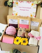 Personalised Mother’s Day Gift Pamper Box For Mum Mam Birthday Spa Set Friend