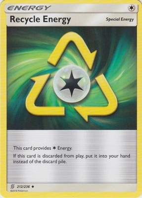 Recycle Energy - 212/236 - Uncommon - Heavily Played - Unified Minds