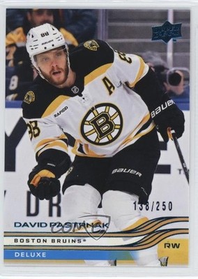 2025-26 Upper Deck Series 1 Deluxe 138/250 David Pastrnak #7 16f8