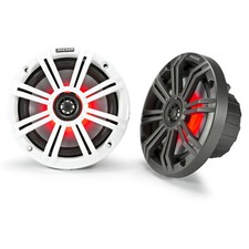 Kicker KM654LCW 41KM654LCW 6.5" 2-Way Marine LED Speaker Pair 