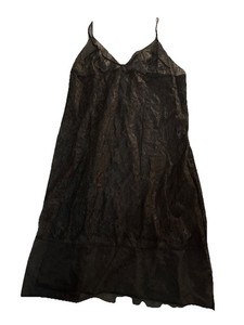 Victorias Secret Lace Nightie Size Large Black Lace