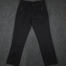 VTG Polo Ralph Lauren Trousers 34Rx31 Trousers Pleated 90s Fatigues Heavy Wool